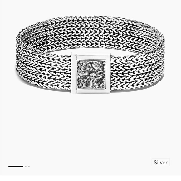 John Hardy Silver Woven Bracelet - Picture 7 of 7